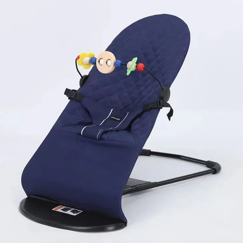 IMBABY-sillón basculante para bebé, asiento portátil para bebé con toallita, columpio reclinable ajustable para recién nacido, ergonómico, 0-12M - imagen 5