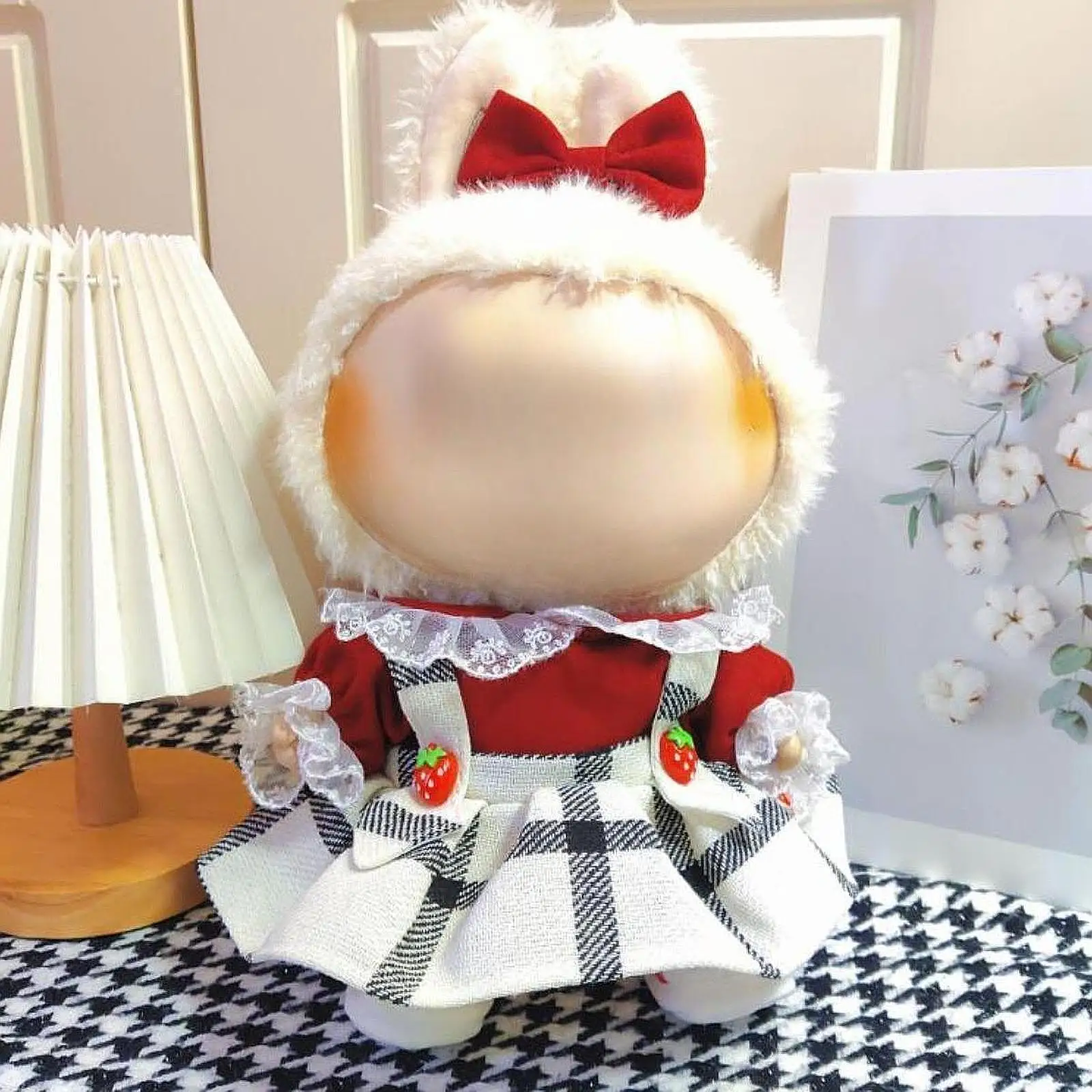 3x Dolls T Shirt and Skirt Bow Accs Costume for 38cm Dolls Birthday Gifts New Year Gifts Halloween Gifts Children's Gifts