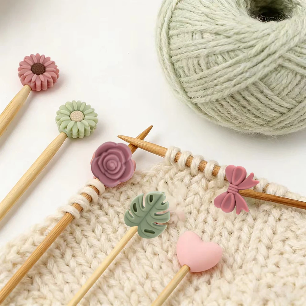 Cuentas de silicona con diseños de plantas para bisutería infantil - imagen 3
