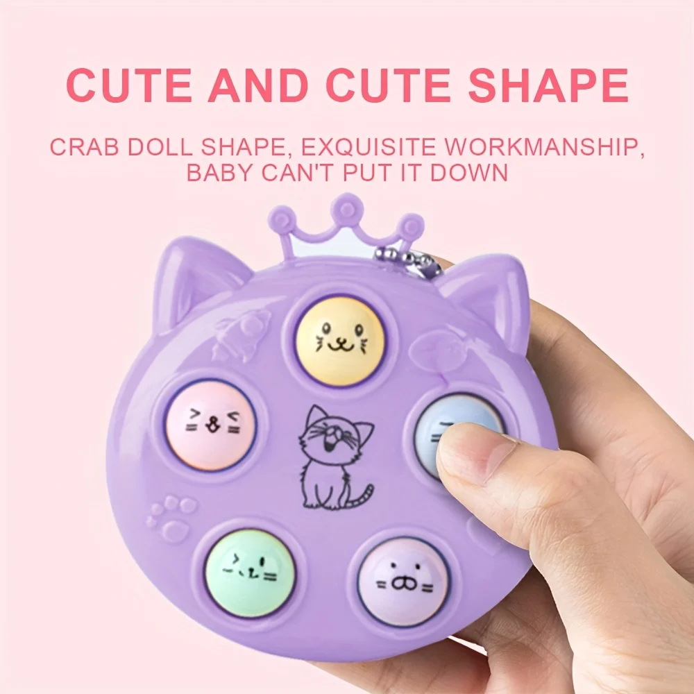 Juego Whack A Mole, juguetes de descompresión para niños, máquina de juego intelectual, juguete de descompresión para niños, juguete Whack-a-mole de dibujos animados - imagen 3