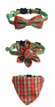 3pcs red green