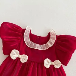 Body MILANCEL para bebé niña con cuello de encaje estilo princesa