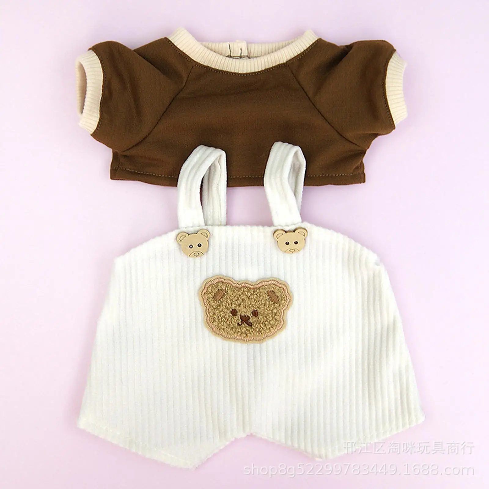 38cm Plush Doll Clothes Fashion Plush Doll Accessories Stuffed Animals Clothes Photo Props Comfortable Doll Clothing Cartoon