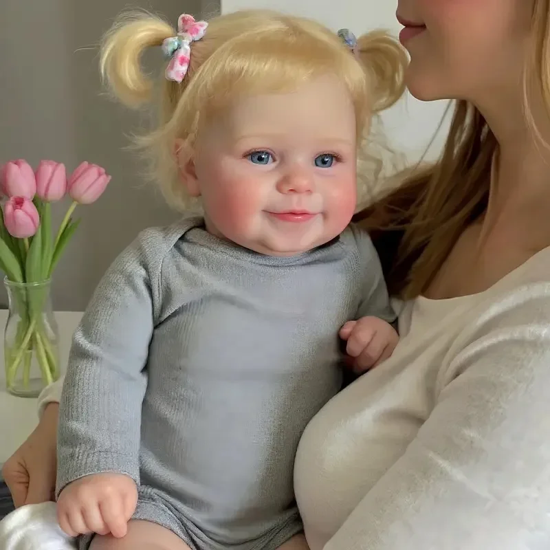 NPK 20 ''vinilo de cuerpo completo Reborn Bebe Maddie pintura a mano de alta calidad piel 3D venas visibles baño impermeable regalo de alta calidad - imagen 2