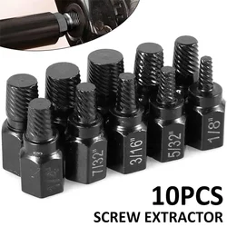 Extractor de tornillos dañados - kit en acero aleado multiespline