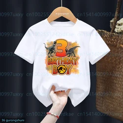 Camiseta dinosaurio niño personalizada – motivo Parque Jurásico