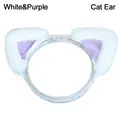 White-Purple-Cat Ear