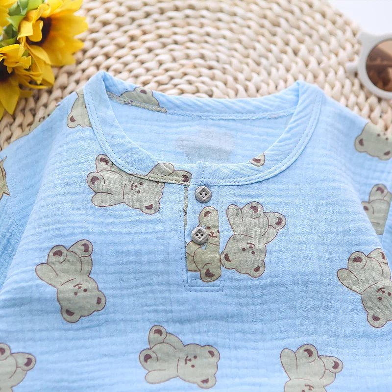 Nueva ropa de verano para niñas, traje para niños, pantalón corto informal, camiseta de manga corta, pantalones cortos, 2 unids/set, disfraz para niños, chándales para niños - imagen 5