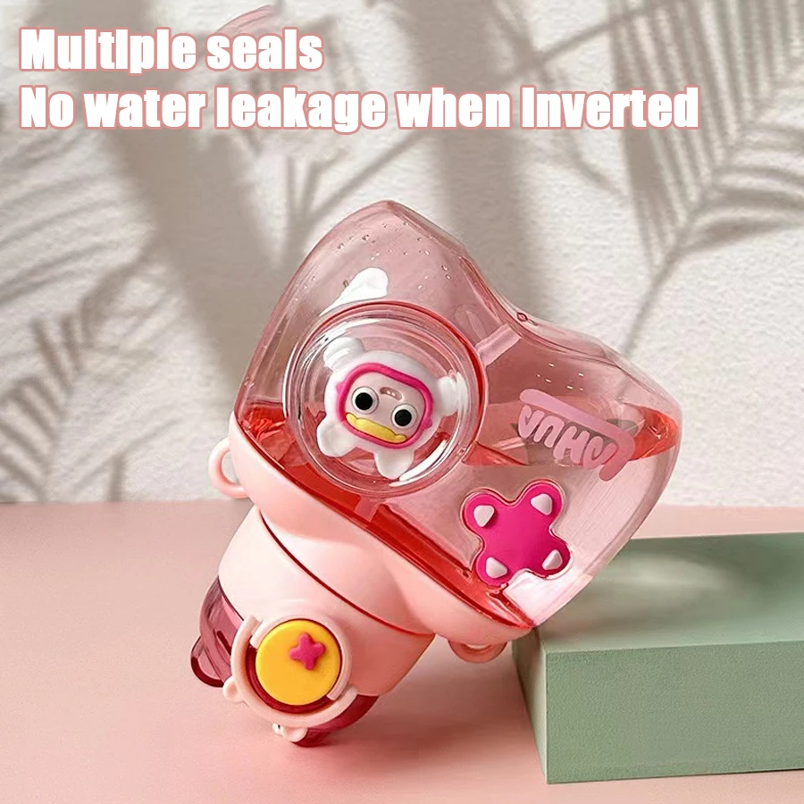 Taza de Gamepad para beber, botella de agua de gran capacidad, resistente al calor, a prueba de caídas, diseño de correa a prueba de fugas, sin olor, 750ml - imagen 3