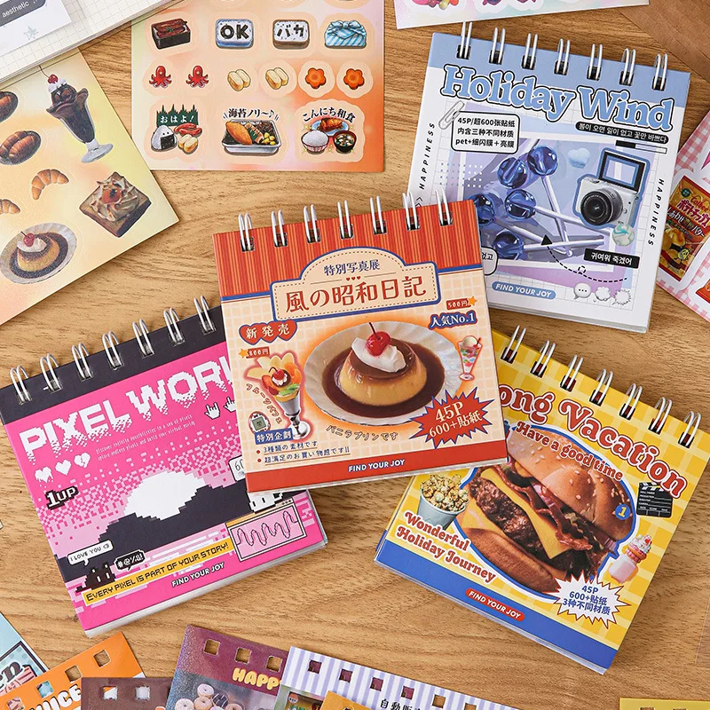 Kawaii 45 hojas DIY pegatinas decorativas libro diario Material pegatinas Kpop regalo papelería escolar - imagen 2