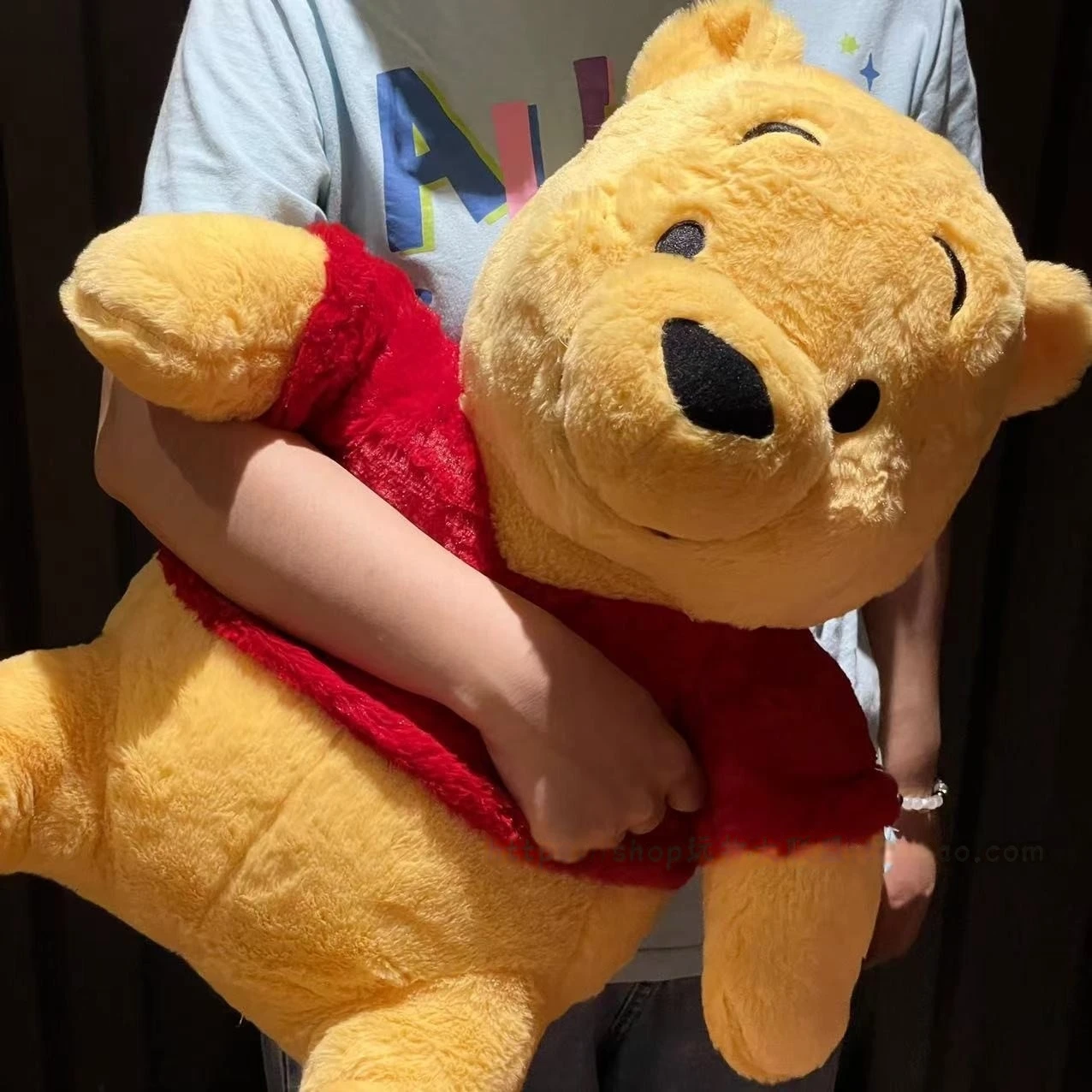 30/50cm de alta calidad oso Pooh de peluche de juguete de dibujos animados oso suave peluches Animal relleno almohada abrazable sofá cama decoración del hogar regalo niña - imagen 4