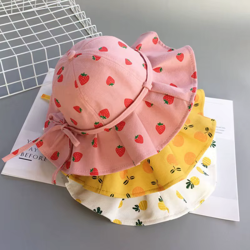 Sombrero algodón protección solar bebé niña verano - imagen 2