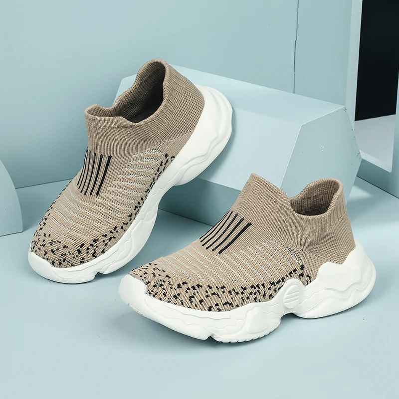 Zapatillas deportivas de punto para niños – Cómodas y transpirables
