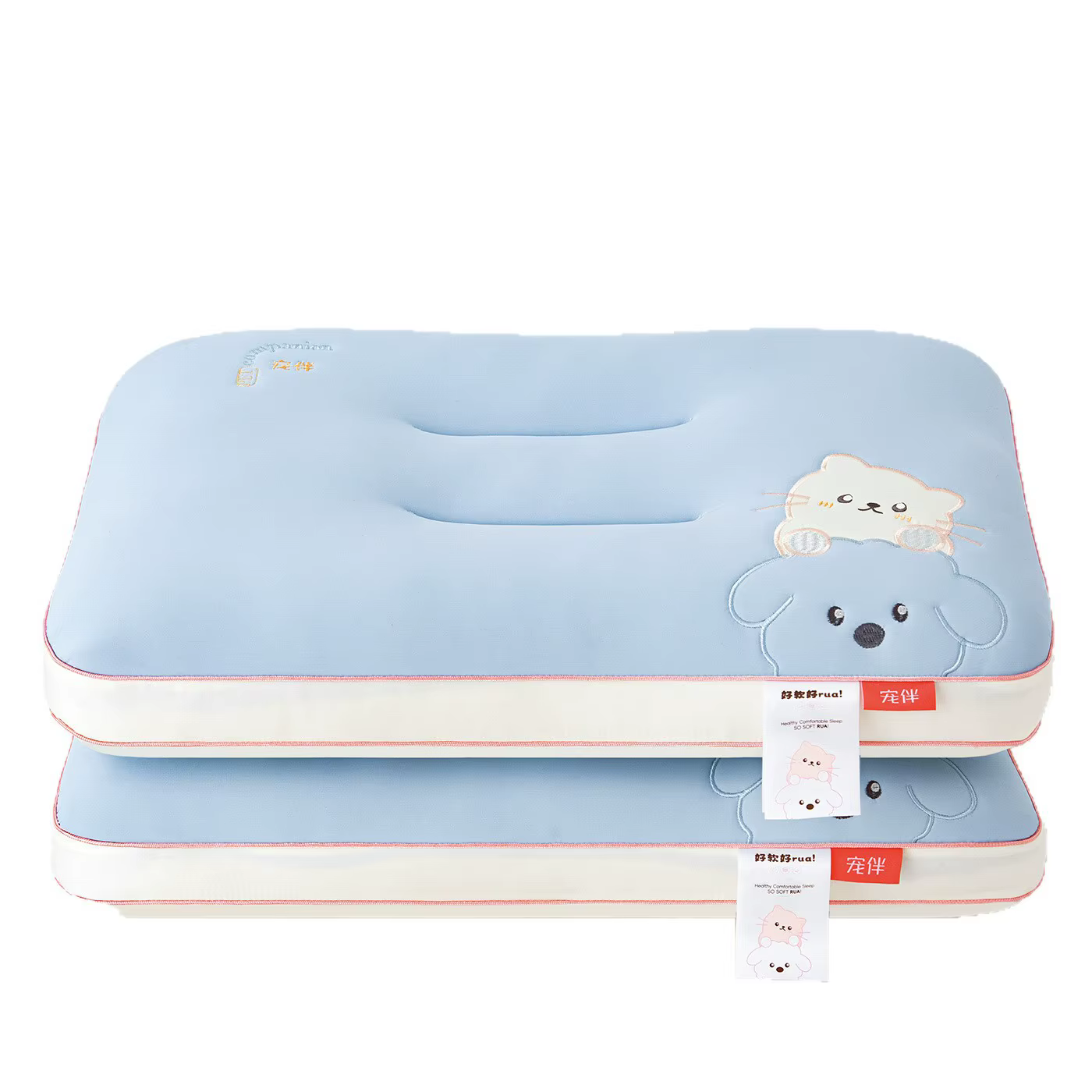 Almohada de látex natural con diseño infantil para dormir - imagen 5