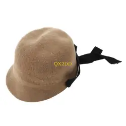 QX2D Gorra de equitación para niños 2-6 años, visera sólida, lana suave
