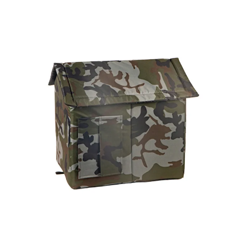 Nueva casa para gatos callejeros a prueba de lluvia para exteriores, nido para gatos universal cerrado a prueba de frío para todas las estaciones, nido para gatos impermeable de tela Oxford - imagen 4