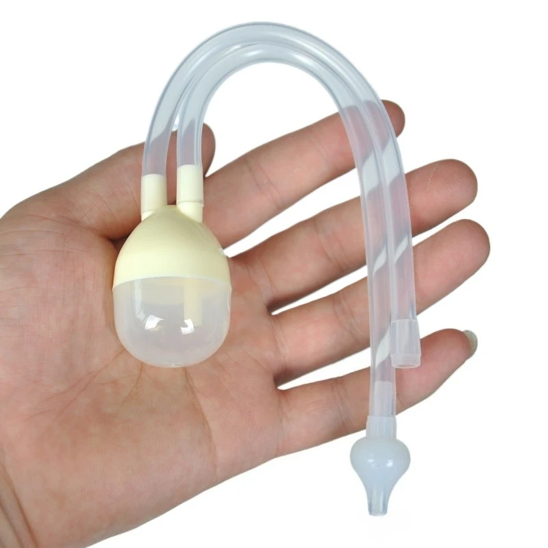 Aspirador Nasal de succión bucal para bebé recién nacido, inhalador Nasal de nariz para lavado infantil, tubo de limpieza de moco Nasal, pinzas aspirador antirreflujo