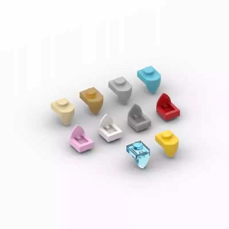 Piezas MOC de 20 piezas, placa especial 15070 1x1 con ladrillo de diente Vertical, bloques de construcción de partículas DIY, juego mental para niños, juguete, regalo de cumpleaños