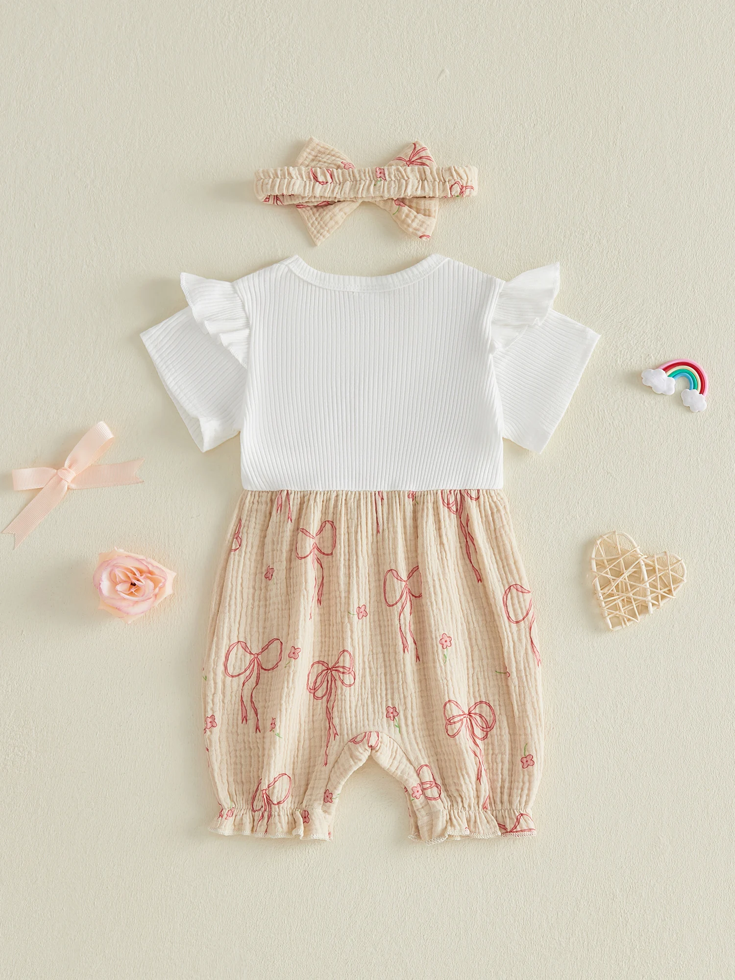 Diadema lazo conjunto bebé
