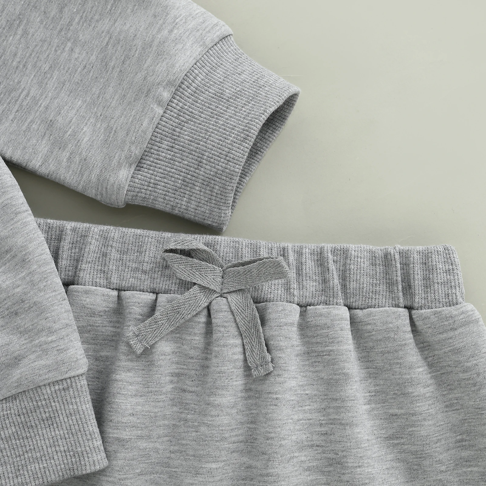 Ropa de otoño para niño pequeño, jersey de manga larga con bordado de guitarra de dinosaurio, pantalones de cintura elástica, traje de 2 uds. - imagen 5