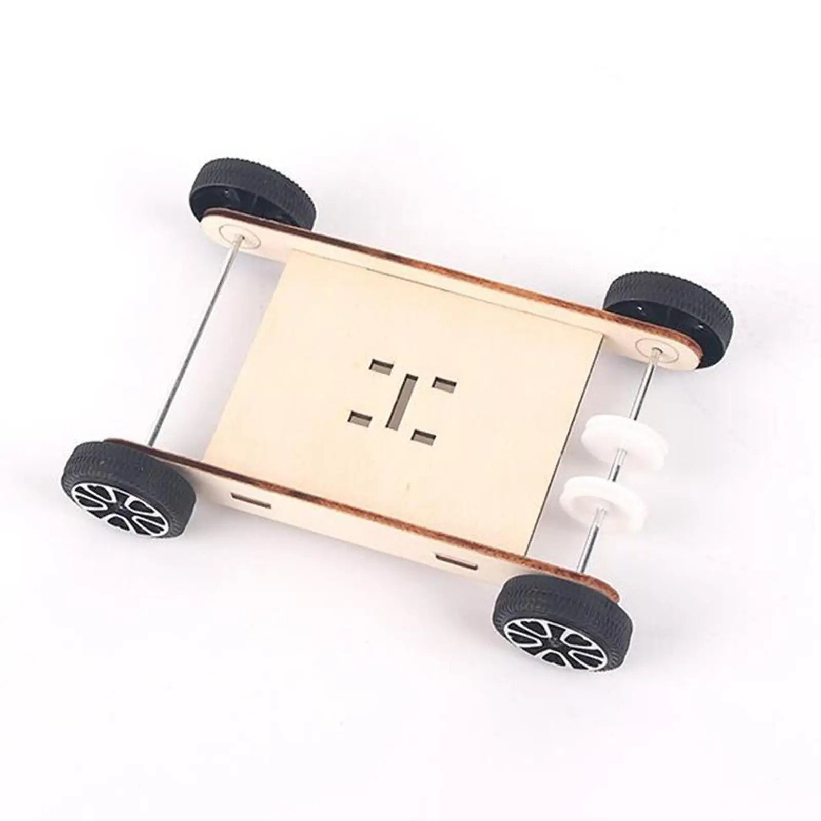 2x DIY Engineering Toys Wooden Trolley Model Puzzle for Boys And Girls Accessories Easily Install ,High Performance