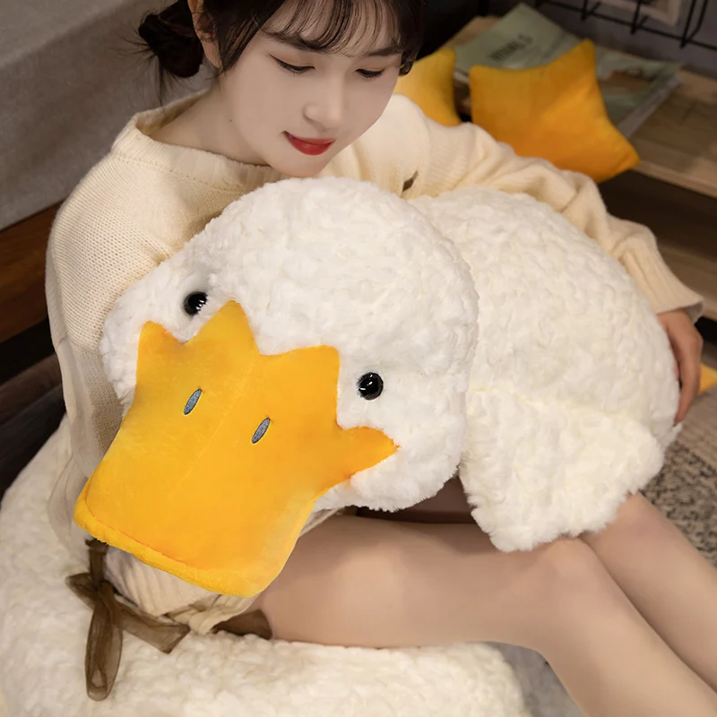 Almohada infantil pato de felpa suave – Peluche para dormir - imagen 5