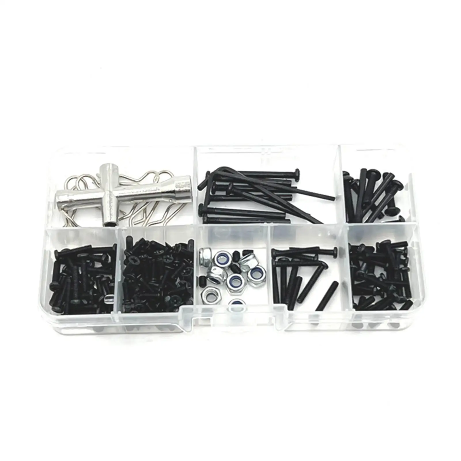 183Pcs RC Car Screws Kits Fasteners Replacement Assorted for 1/14 14301 14302 14303 RC Car Crawler Model Truck Vehicle Accessory