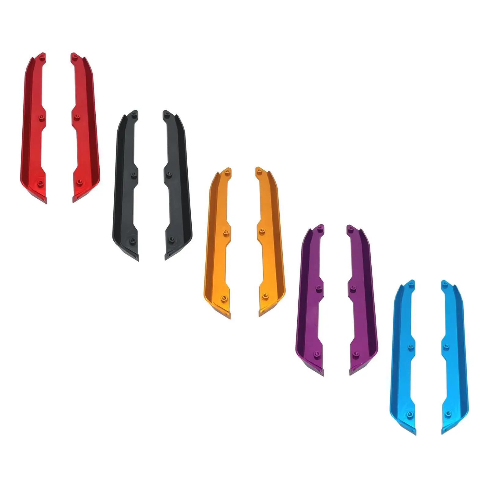 2x 1/14 RC Car Chassis Mud Guards Professional DIY Accs Sturdy Side Trail Bar Replacement for Wltoys 144001 144002 144016 Trucks