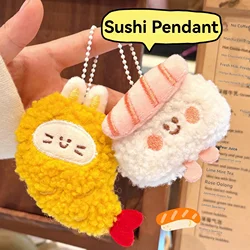 Peluches de sushi: colgantes suaves para mochila y llavero