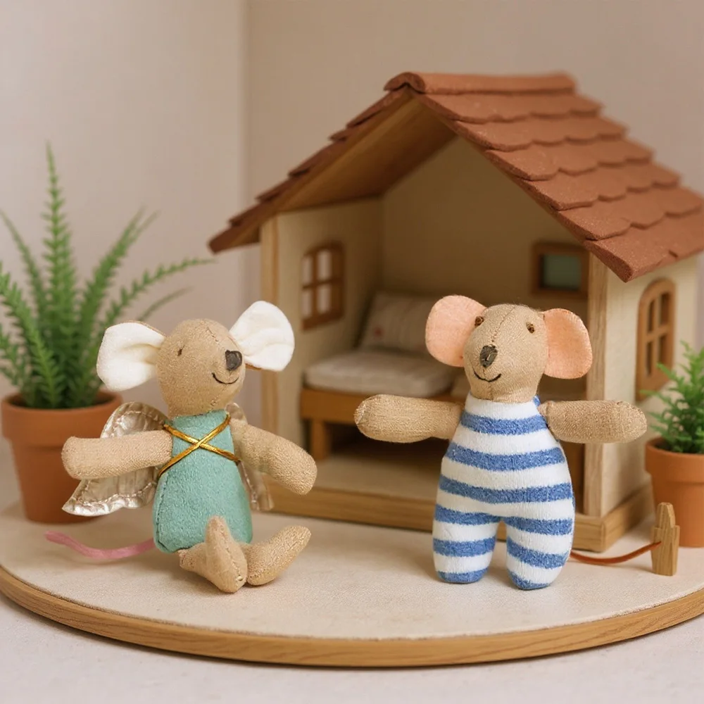 Peluche de ratón suave para niños – Regalo de cumpleaños original - imagen 4