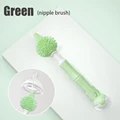 Green pacifier brush