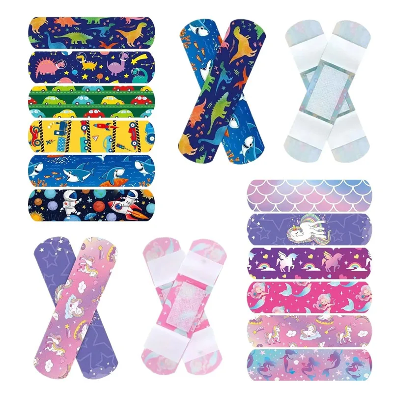 40 unids/set 50 unids/set 60 unids/set tirita de dibujos animados parche para vendaje de heridas yeso para niños cinta de piel vendajes adhesivos de primeros auxilios