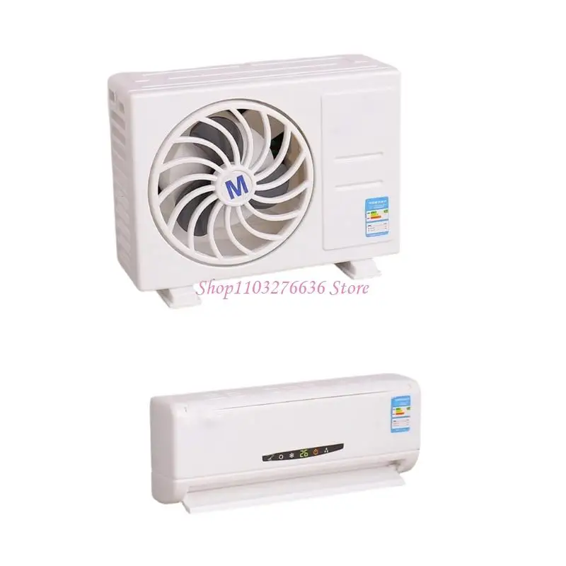 Mini aire acondicionado Solar seguro para niños R6FD, modelo para casas muñecas, juego creativo y actividad aprendizaje - imagen 4