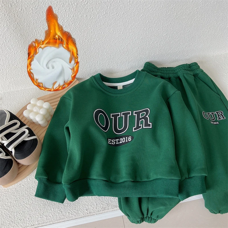 Conjunto de lana de dos piezas para bebé: top y pantalón - imagen 3