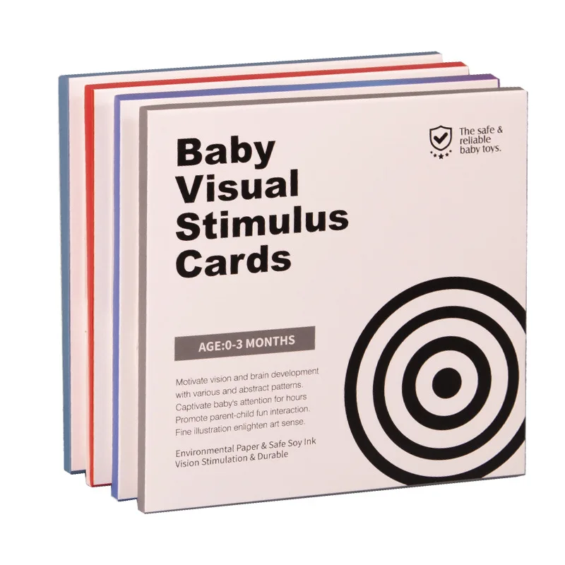 Tarjetas visuales de alto contraste para recién nacidos – Estimulación Montessori - imagen 4