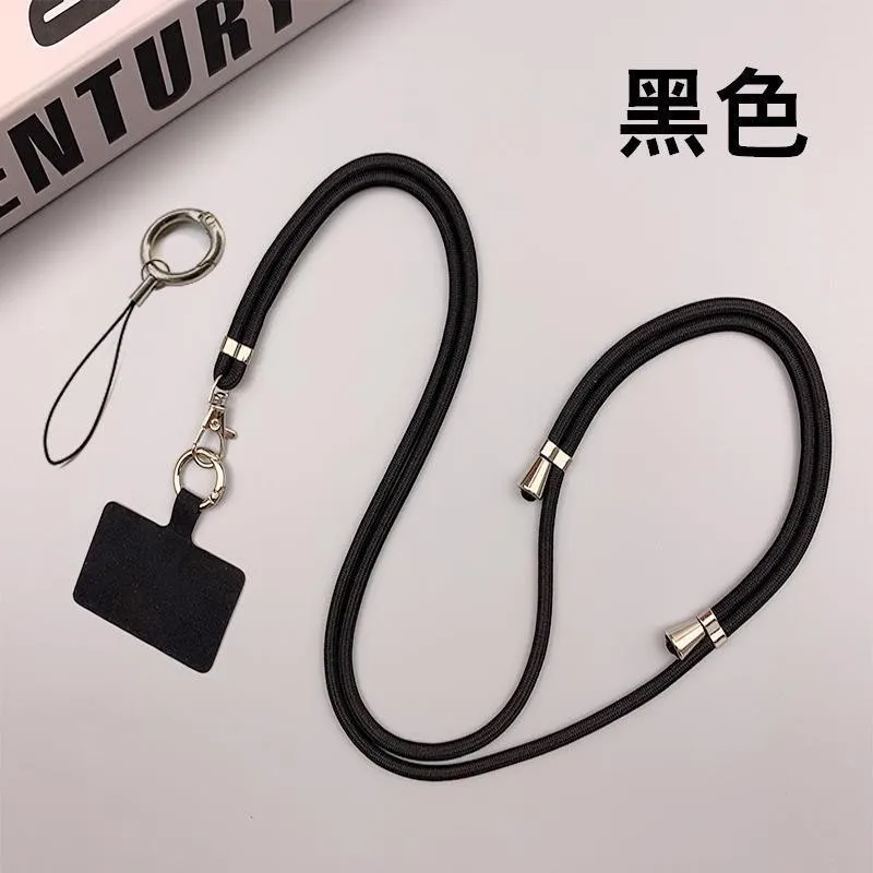 Cordones cruzados para teléfono con parche, correa ajustable para teléfono móvil, cordón para el cuello, correa para colgar en teléfono móvil - imagen 4