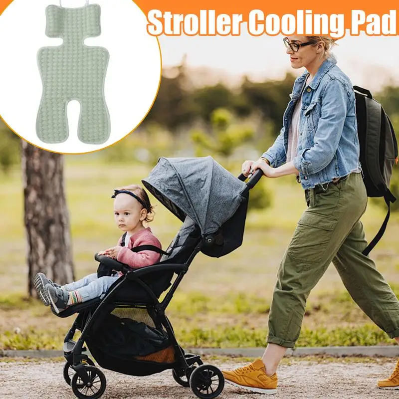 Almohadilla de enfriamiento para cochecito, asiento de coche, almohadilla enfriadora para bebés, alfombrilla enfriadora transpirable para cochecito, asiento de seguridad para niños, silla alta para niños pequeños - imagen 5