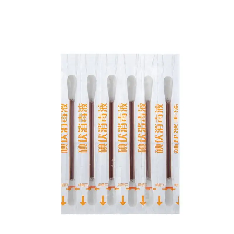 Suministros sanitarios desechables para el cuidado de emergencia con Alcohol, 30 Uds., palo de algodón, hisopo de yodo, hisopo desinfectado, botiquín de primeros auxilios para adultos - imagen 3