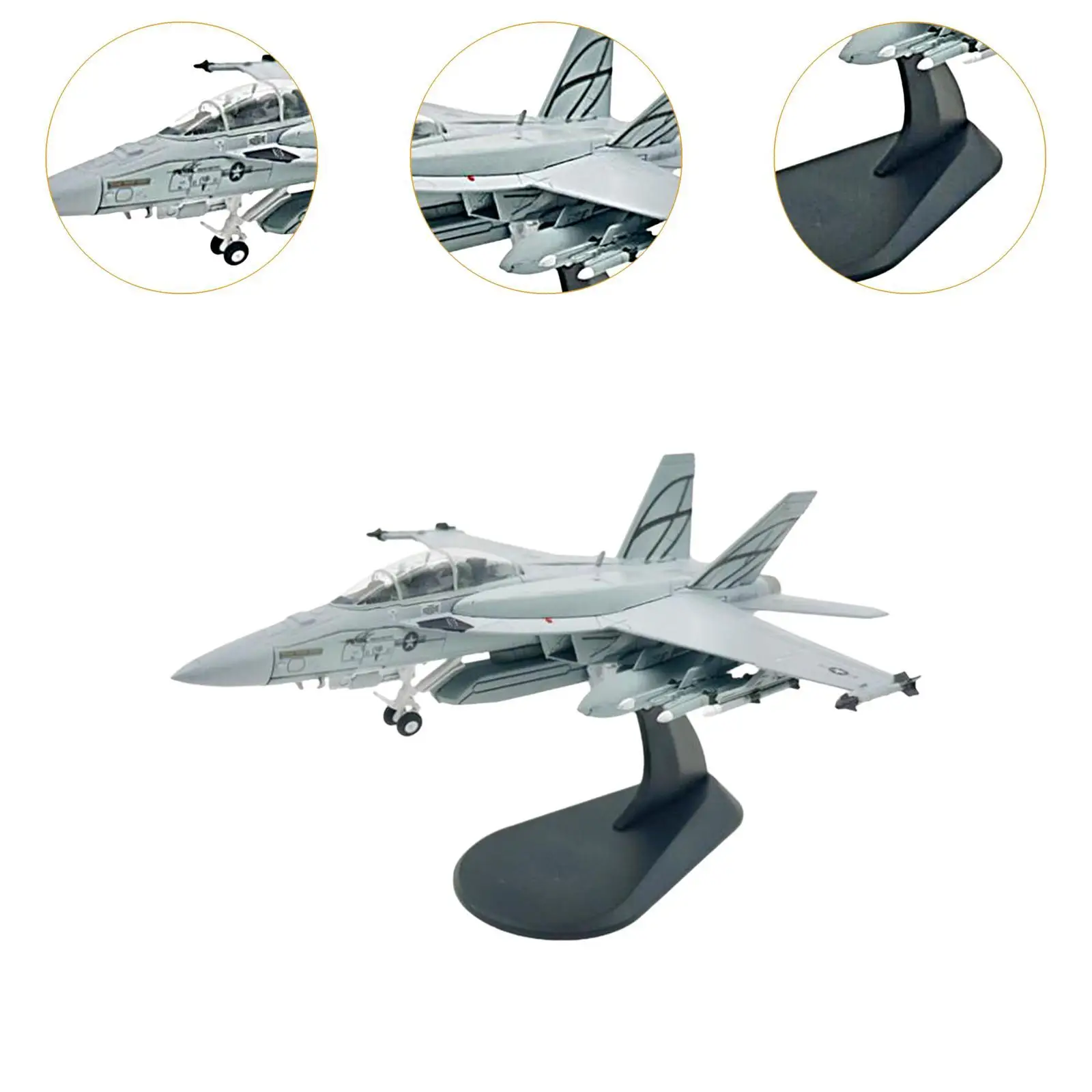 1/100 Scale F/A-18 Plane Alloy Fighter Collections Adults Gifts Display Stand