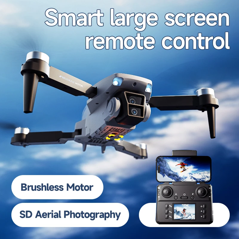 M2 Quadcopter RC Drone Motor sin escobillas 480P HD cámaras duales evitación inteligente de obstáculos posicionamiento de flujo óptico Navidad - imagen 3