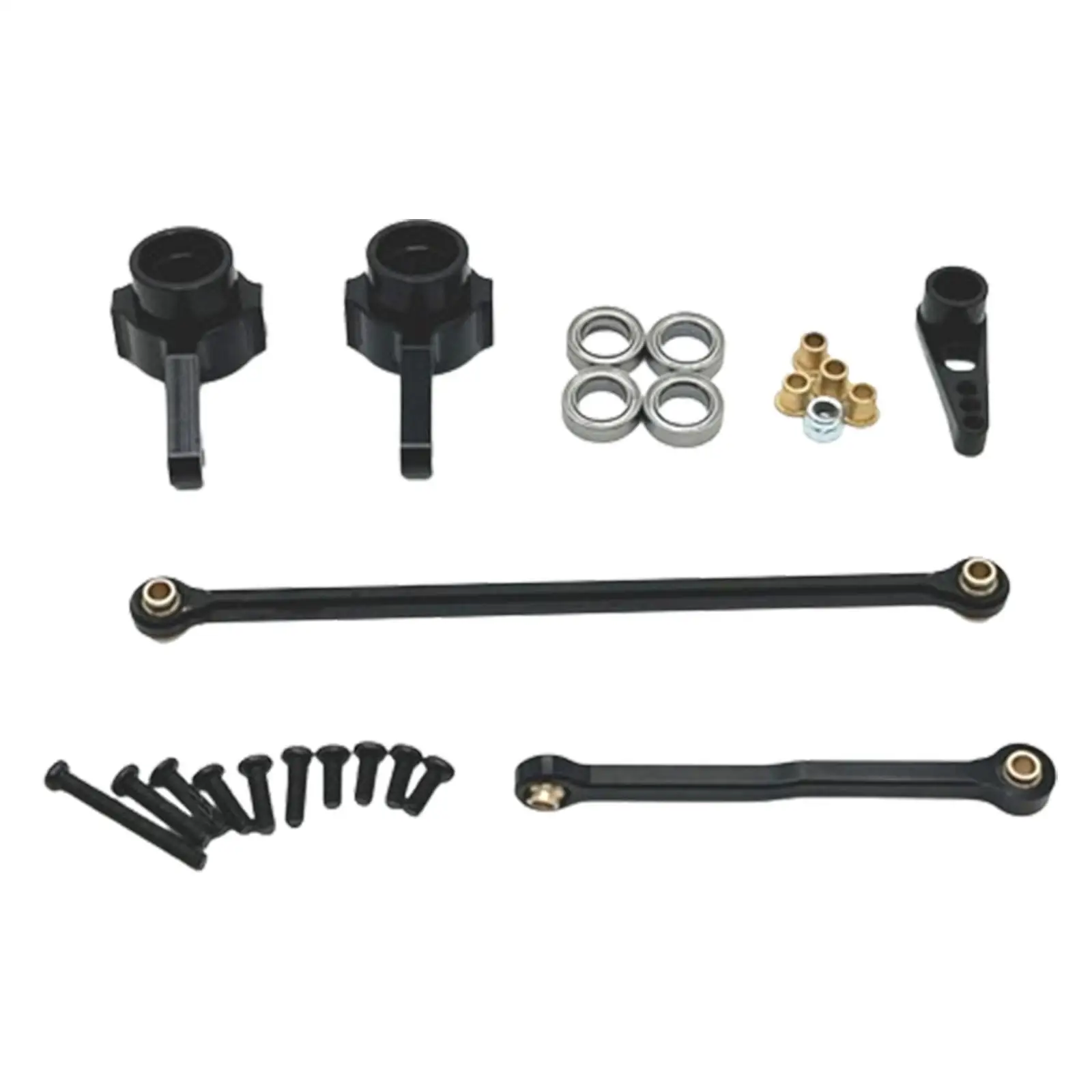 RC Vehicle Steering Link Rod Kit for MN82 D91 LC79 D90 1:12 Scale