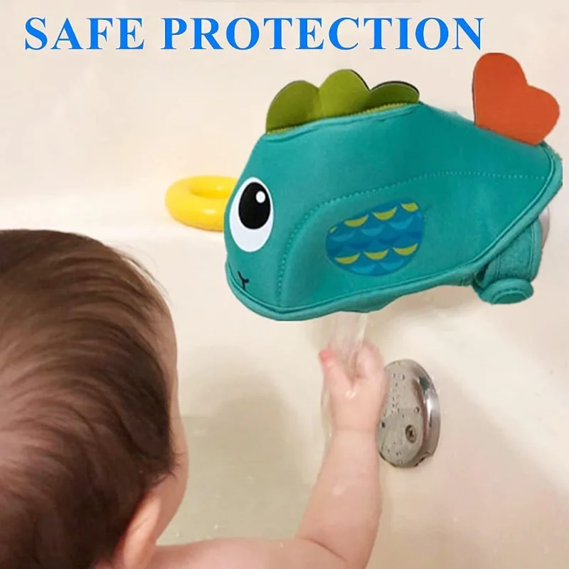 Cubierta de boquilla de baño para bebé, cubierta de protección bucal para grifo de agua, Protector de seguridad para bebé, producto para grifo de baño, protectores de borde y esquina, cuidado de los niños - imagen 2