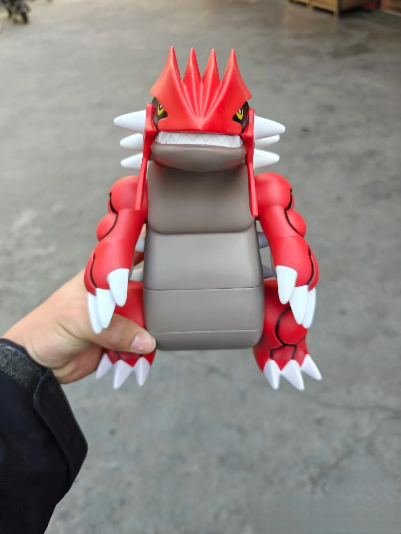 Periféricos de Anime genuinos, leyenda de los elfos, Groudon, lindos juguetes de modelos de figuras de acción - imagen 3