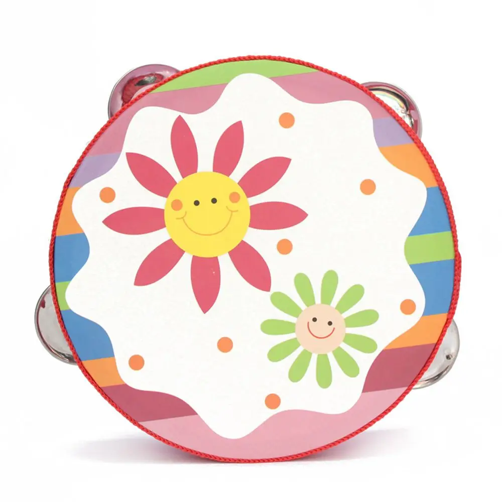 Mini instrumento Musical de latido, tambor de mano, juguetes musicales para niños, juguete educativo de aprendizaje, pasatiempos educativos, regalos para bebés - imagen 4