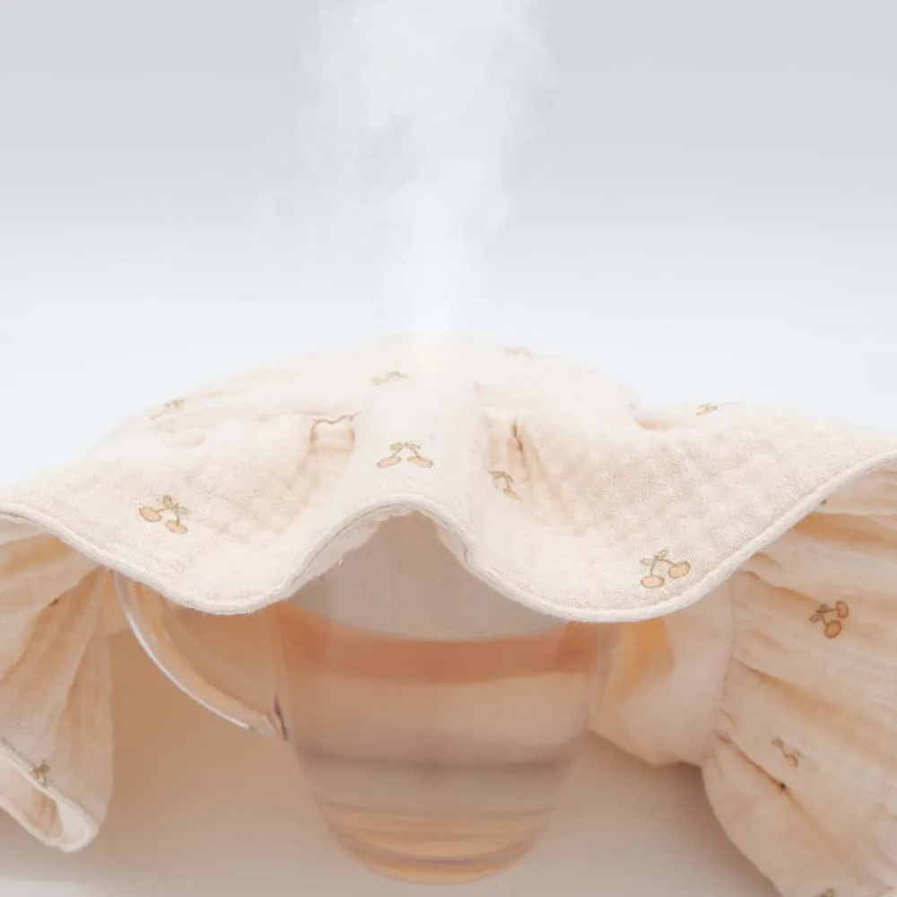 Sombrero para bebé con borde Floral, bonito cerezas, ancla de barco azul, sombrilla de verano, gasa transpirable - imagen 5