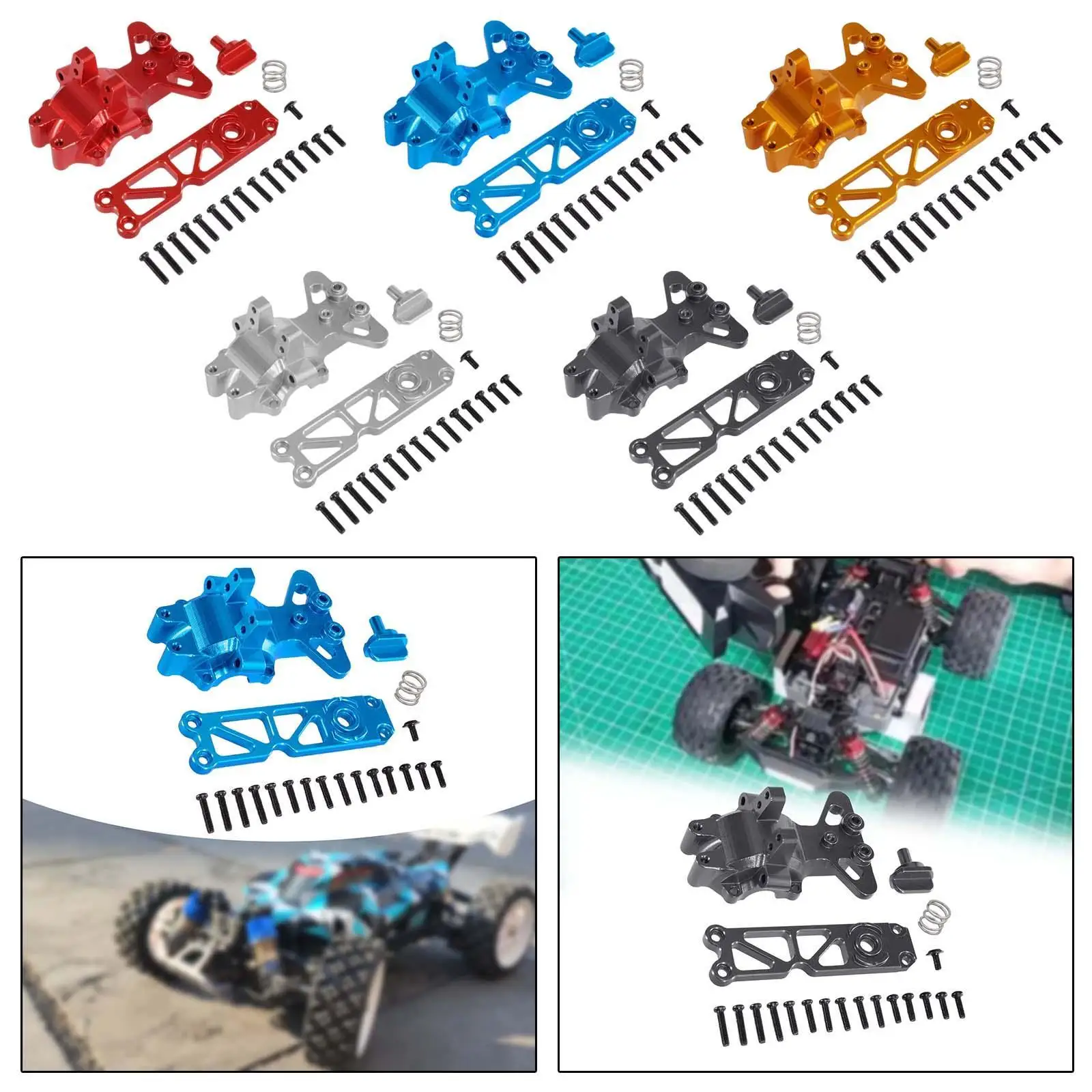 Front Upper Gearbox Cover RC Car Sturdy Easy Installation Multiuse RC Vehicle Supplies Replacements for 16209 16208 16210 H16PL