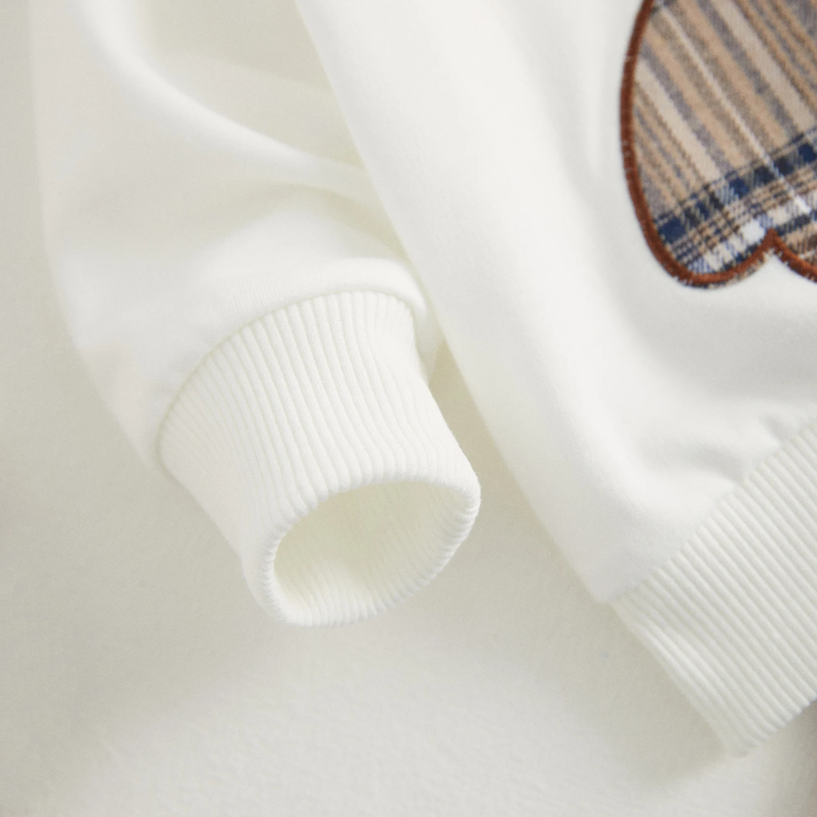 VISgogo-ropa para Bebé y Niño, chándal informal de manga larga con estampado de oso a cuadros, Tops y pantalones, 2 piezas - imagen 5