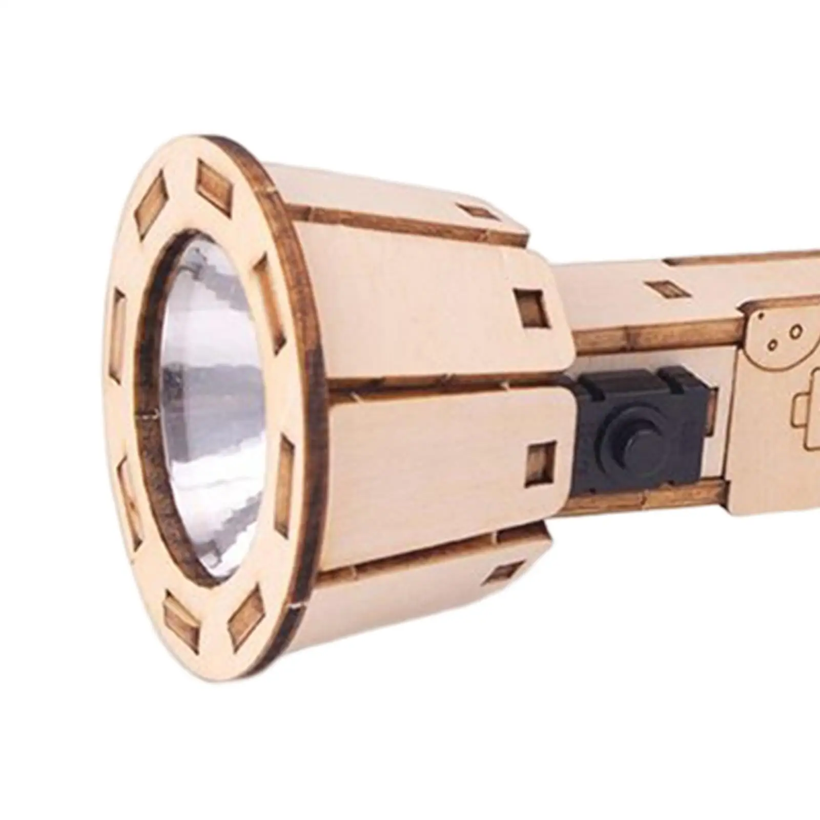 DIY linterna de madera modelo DIY linterna rompecabezas conjunto vástago juguetes DIY de madera - imagen 5