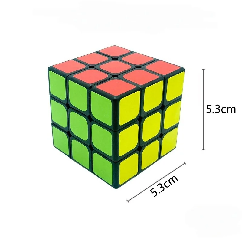 Cubo mágico 3x3 pegatina cubo mágico juguete educativo juguete rompecabezas para niños ​ Regalos de Navidad de cumpleaños de juguete mágico de Cub profesional para niños - imagen 2