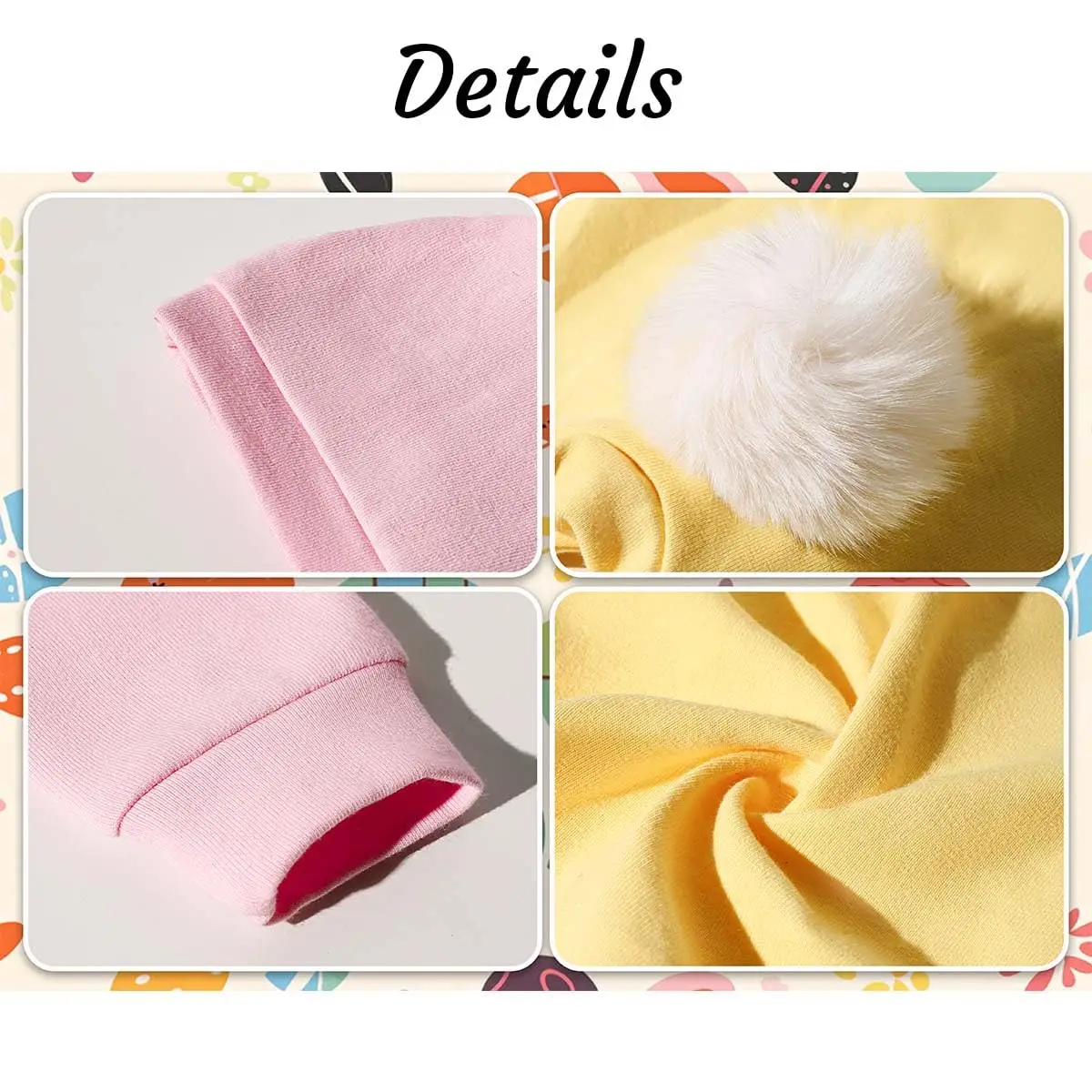 Traje de conejito personalizado hecho a mano para bebé, mameluco con monograma personalizado, traje con nombre, sombrero de conejito para recién nacido, traje de Navidad para bebé - imagen 2